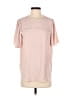 Ann Taylor 100% Polyester Pink Short Sleeve Top Size S - photo 1
