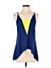 Blue Rain 100% Polyester Blue Sleeveless Blouse Size S - photo 1