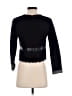 Loredana Black Long Sleeve Top Size M - photo 2