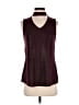 Ruff Hewn Burgundy Sleeveless Top Size S - photo 1