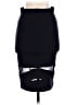 Bebe 100% Nylon Solid Black Formal Skirt Size S - photo 2