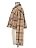 Shein Plaid Tan Long Sleeve Blouse Size 8 - photo 5