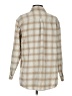 Eddie Bauer 100% Cotton Plaid Tan Long Sleeve Blouse Size S - photo 2