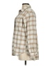 Eddie Bauer 100% Cotton Plaid Tan Long Sleeve Blouse Size S - photo 5