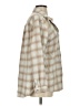 Eddie Bauer 100% Cotton Plaid Tan Long Sleeve Blouse Size S - photo 4