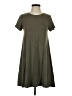 Forever 21 Solid Gray Casual Dress Size S - photo 1