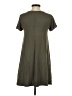 Forever 21 Solid Gray Casual Dress Size S - photo 2