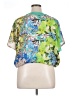 Basler 100% Polyester Green Short Sleeve Blouse Size XL - photo 2