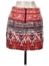 H&M Print Red Casual Skirt Size 4 - photo 2