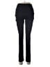 White Mark Solid Black Active Pants One size - photo 2
