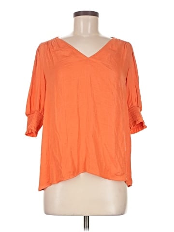 Maison d' Amelie 3/4 Sleeve Blouse (view 1)