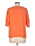 Maison d' Amelie 100% Polyester Solid Orange 3/4 Sleeve Blouse Size M - photo 2