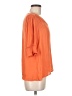 Maison d' Amelie 100% Polyester Solid Orange 3/4 Sleeve Blouse Size M - photo 4