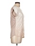 Crosby 100% Rayon Metallic Ivory Short Sleeve Blouse Size L - photo 4