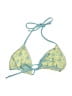 Unbranded Print Yellow Swimsuit Top Size M - photo 2