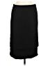 Valentino 100% Wool Solid Black Wool Skirt Size 6 - photo 1