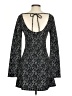 VICI Paisley Black Gray Casual Dress Size XS - photo 2