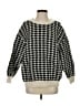 Assorted Brands Houndstooth Black Wool Pullover Sweater Size S - photo 1