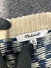 Madewell Houndstooth Checkered-gingham Multi Color Tan Pullover Sweater Size XS - photo 7