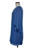 Milly Solid Blue Casual Dress Size 6 - photo 5
