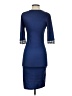 Shein Argyle Blue Cocktail Dress Size 2 - photo 2