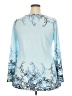 Unbranded 100% Polyester Blue Long Sleeve Blouse Size 2X - photo 2