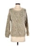 Fever Animal Print Tan Pullover Sweater Size M - photo 1