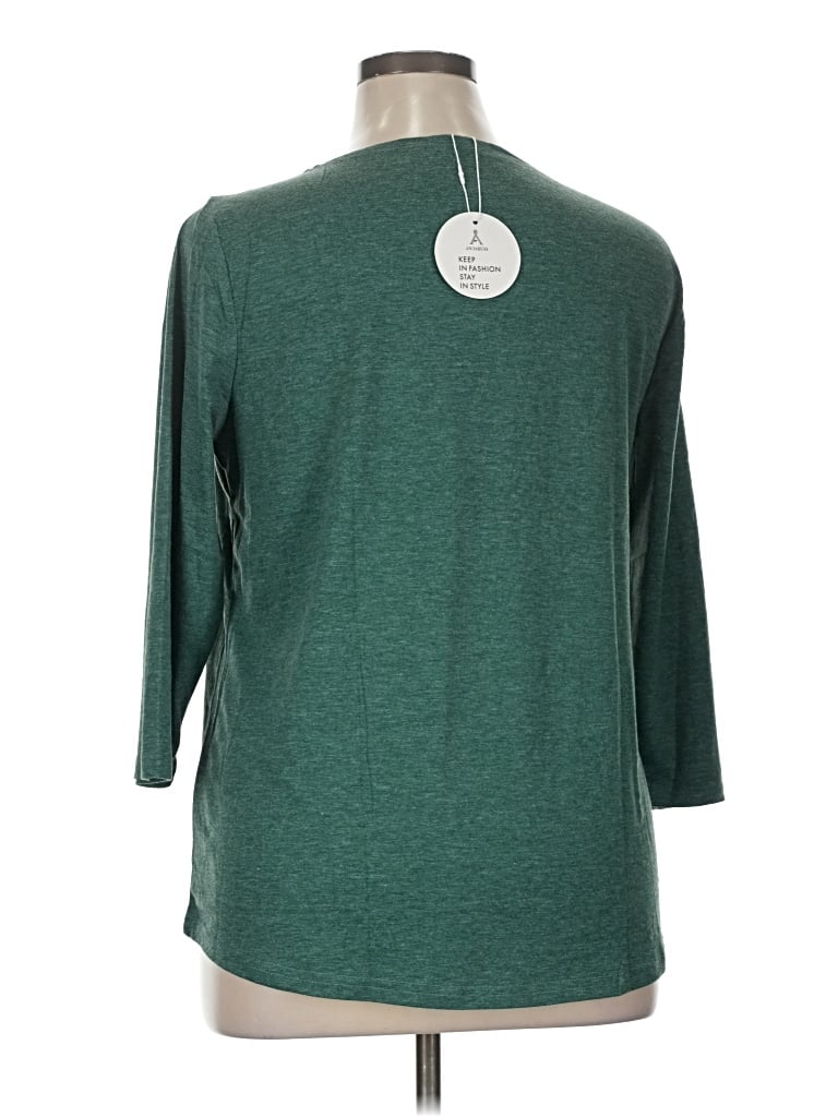 Pre-owned Anrabess 3/4 Sleeve T-shirt In Green