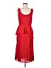Prabal Gurung Collective 100% Polyester Red Cocktail Dress Size 6 - photo 1