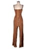 Aeropostale 100% Rayon Chevron-herringbone Orange Jumpsuit Size S - photo 1