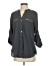 Calvin Klein 100% Polyester Gray 3/4 Sleeve Blouse Size S - photo 1