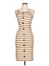 Ally B Stripes Tan Casual Dress Size 10 - photo 1