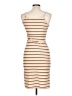 Ally B Stripes Tan Casual Dress Size 10 - photo 2