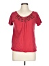Chadwicks Red Short Sleeve Top Size L - photo 1