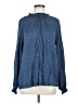 Ann Taylor LOFT Outlet Blue Long Sleeve Blouse Size M - photo 1