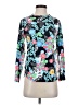 IBKUL Teal Long Sleeve Blouse Size XS - photo 1