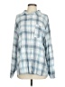 Cotton On Blue Long Sleeve Blouse Size S - photo 1