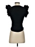 Ulla Johnson 100% Cotton Black Short Sleeve Top Size P (petite) - photo 2