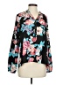 Yumi Kim 100% Polyester Floral Black Long Sleeve Blouse Size S - photo 1