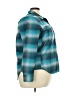 Eddie Bauer Plaid Teal Long Sleeve Blouse Size 2X - photo 4