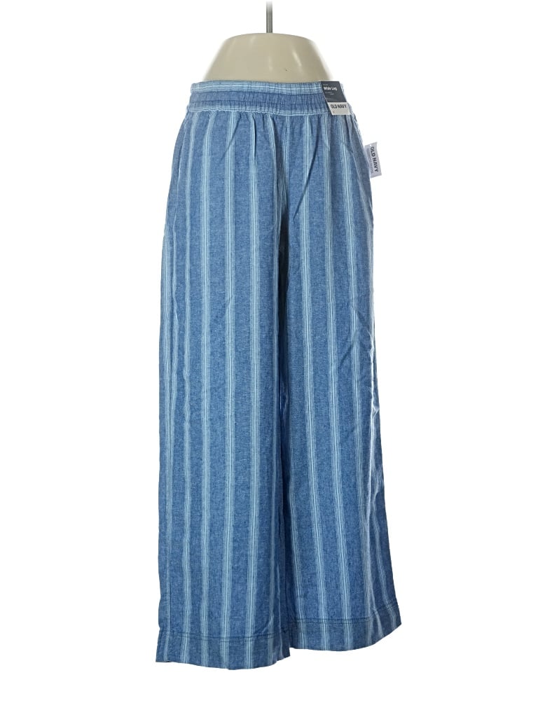 Old Navy Linen Pants In Blue