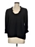 Gibson Look 100% Polyester Black 3/4 Sleeve Blouse Size M - photo 1