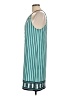 Max Studio Print Teal Blue Casual Dress Size L - photo 5