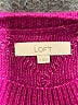 Ann Taylor LOFT Argyle Purple Pullover Sweater Size S - photo 7