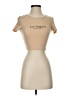 Shein Tan Short Sleeve Turtleneck Size XS - photo 1