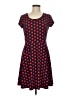 MICHAEL Michael Kors Polka Dots Red Casual Dress Size M - photo 1