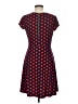 MICHAEL Michael Kors Polka Dots Red Casual Dress Size M - photo 2