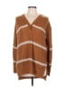Pink Rose Brown Pullover Sweater Size L - photo 1