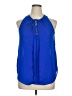 Meraki 100% Polyester Blue Sleeveless Blouse Size XL - photo 1