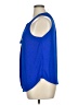 Meraki 100% Polyester Blue Sleeveless Blouse Size XL - photo 5
